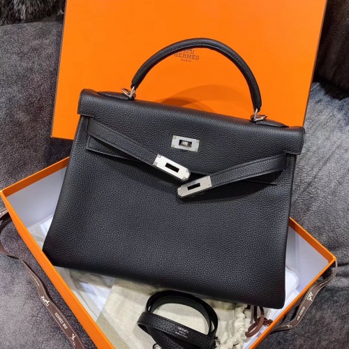 Hermes Kelly 32cm Genuine Togo Leather 32cm HKGT576777666